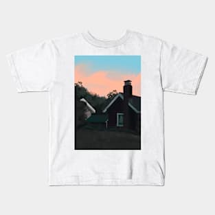 ghost in the window Kids T-Shirt